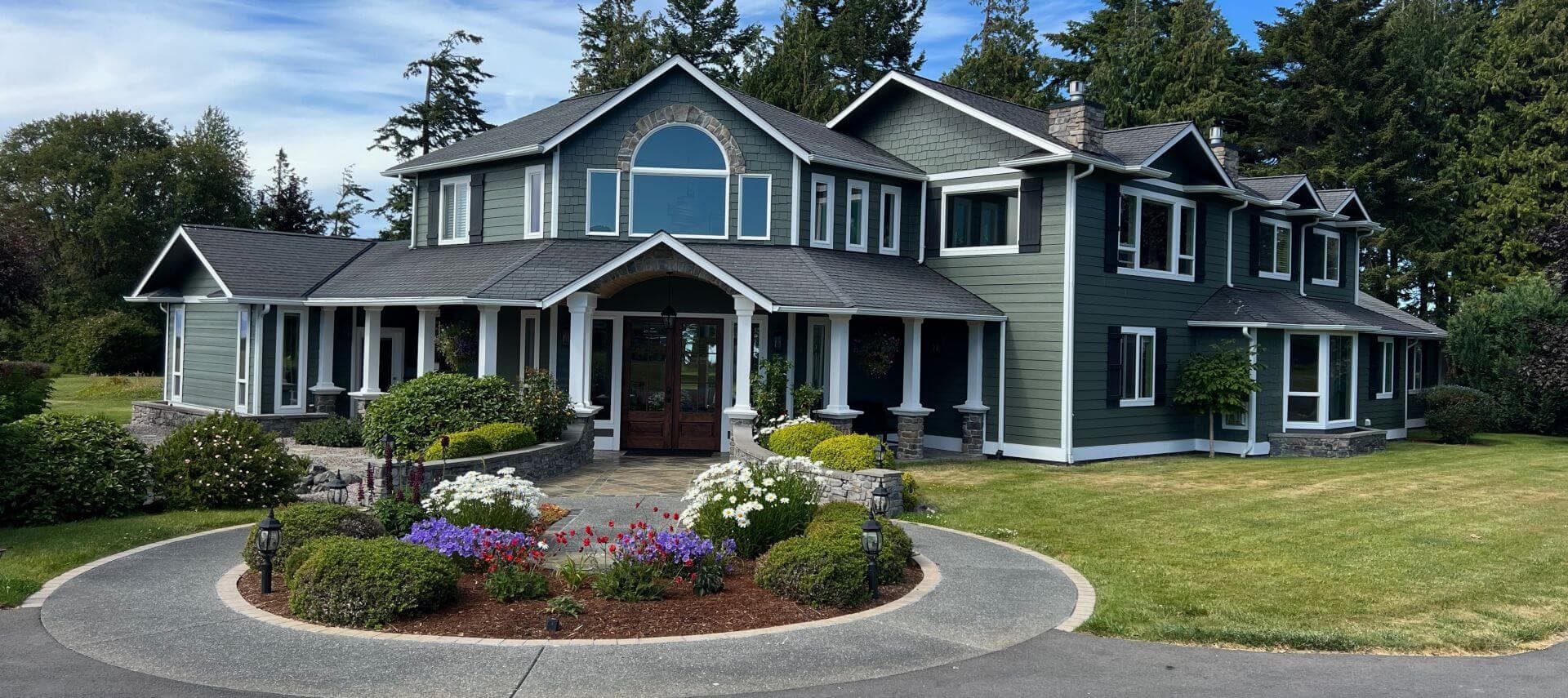 Salt and Cedar Bed & Breakfast at dusk